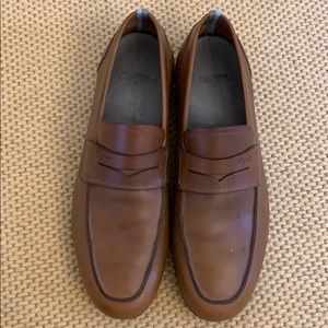 Authentic Men’s Ferragamo leather loafers